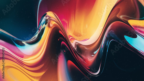 abstract background with colorful lines