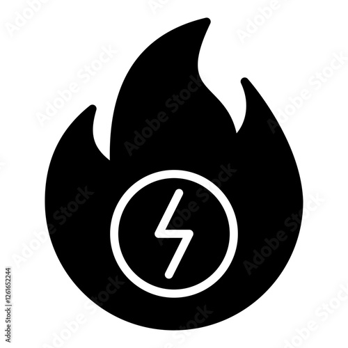 Calories icon. Vector illustration. Symbols of nutrition and energy intake