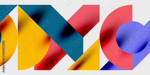 Vibrant abstract background circles with smooth gradients, creating a dynamic and modern design. Ideal for creative, tech, or contemporary-themed projects
