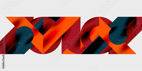 Vibrant abstract background circles with smooth gradients, creating a dynamic and modern design. Ideal for creative, tech, or contemporary-themed projects