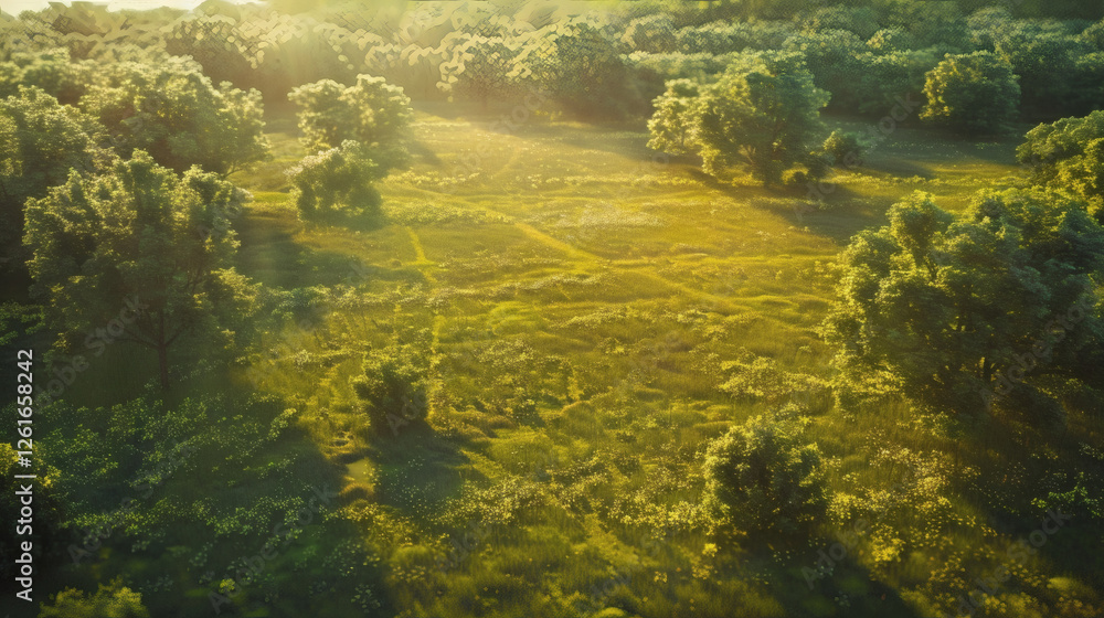Aerial View of Meadow Aerial View of Meadow