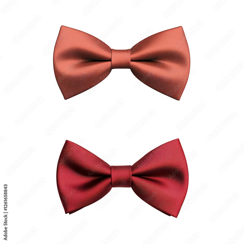 Black satin bow tie isolated on a white background Black satin bow tie isolated on a white background
