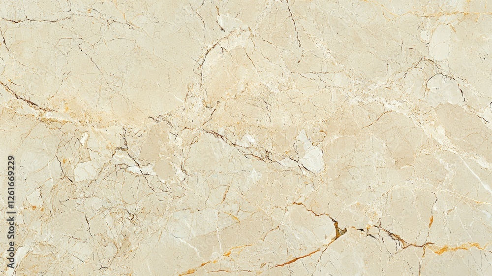 Fototapeta premium Elegant Beige Marble Texture with Soft Veins and Natural Patterns