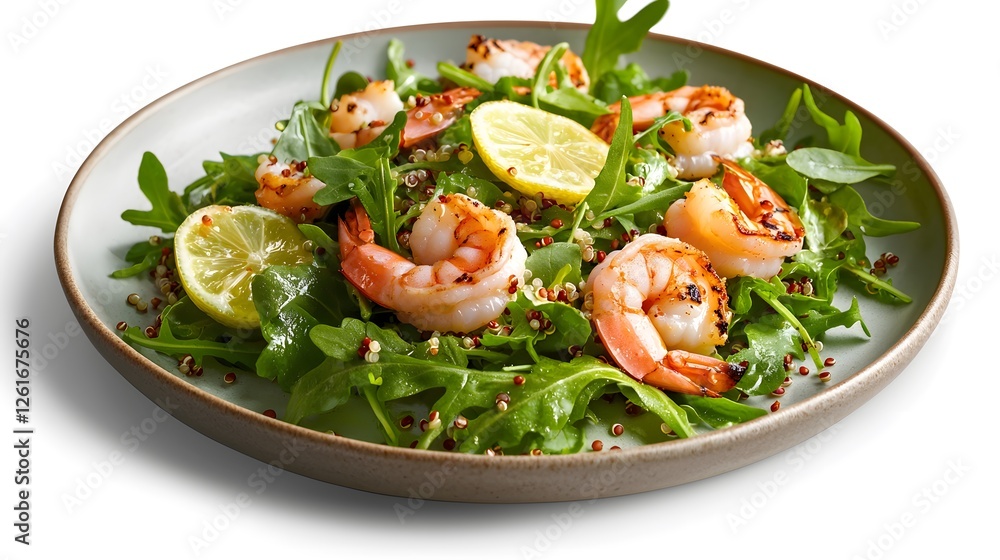 Grilled Shrimp Salad with Arugula, Quinoa, and Lemon Grilled Shrimp Salad with Arugula, Quinoa, and Lemon