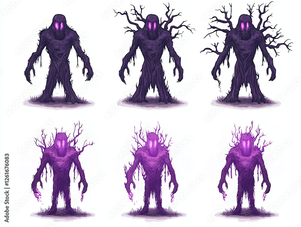 Evolution of a Dark Forest Creature Concept Art Evolution of a Dark Forest Creature Concept Art