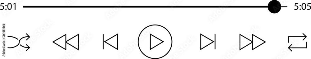 Multimedia video and music player with play button icon. Video streaming frame on internet, modern social media video outline interface template live digital stream isolated on transparent background. Multimedia video and music player with play button icon. Video streaming frame on internet, modern social media video outline interface template live digital stream isolated on transparent background.