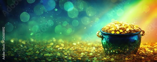 Pot of Gold Treasure St Patricks Day Celebration Theme