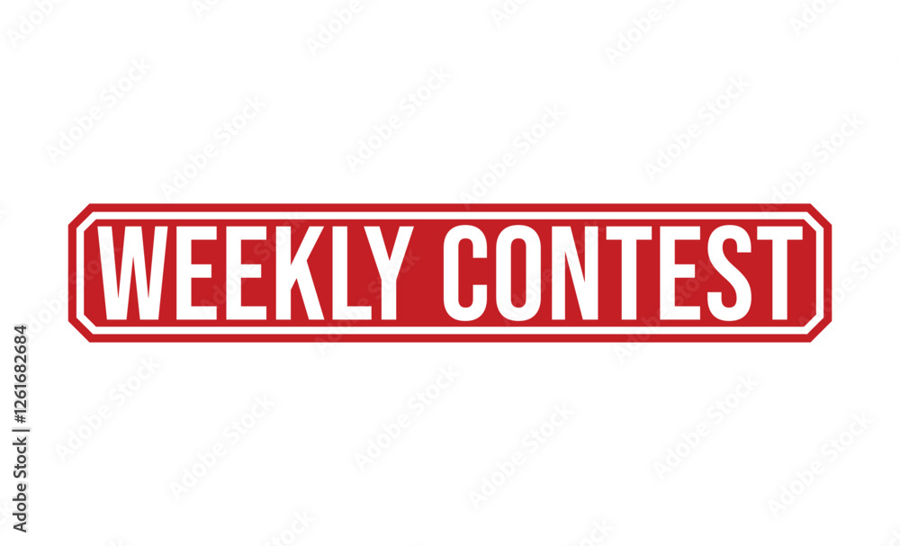 WEEKLY CONTEST rubber stamp vector illustration on white background WEEKLY CONTEST rubber stamp vector illustration on white background
