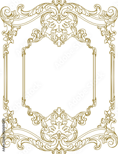 vector illustration sketch design of decorative ornaments gypsum for classic ethnic vintage home interior 
