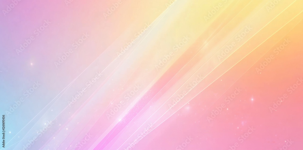 Rainbow gradient background with rays of light Rainbow gradient background with rays of light