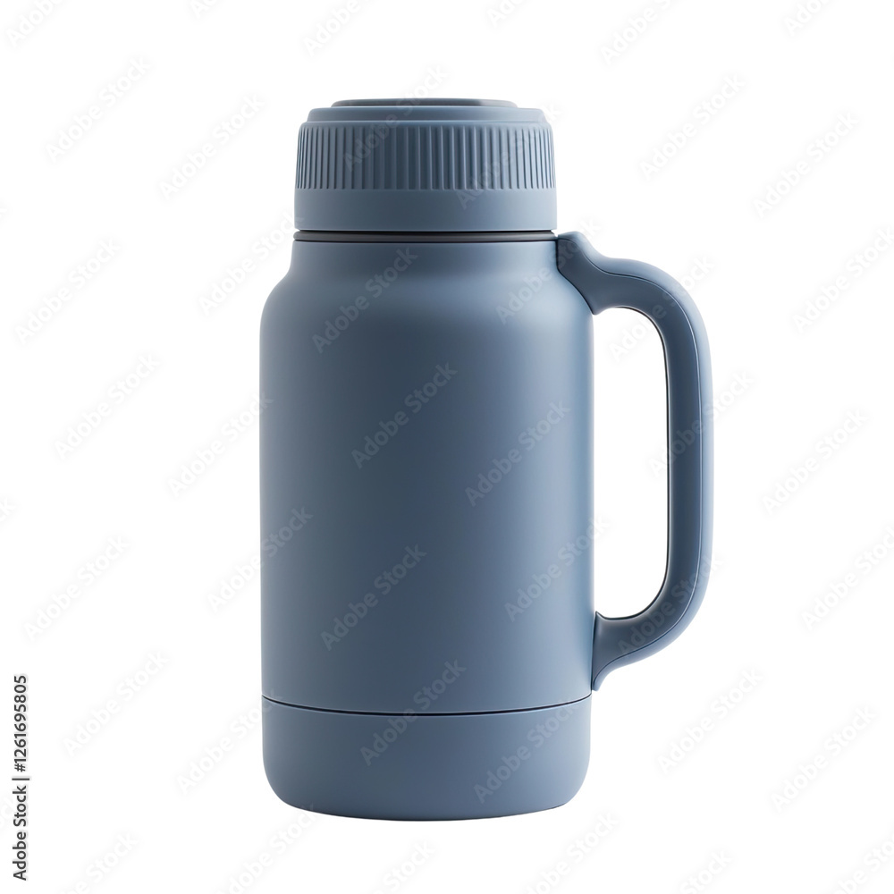 blue insulated mug with handle, perfect for keeping beverages hot or cold. Ideal for outdoor activities or daily use blue insulated mug with handle, perfect for keeping beverages hot or cold. Ideal for outdoor activities or daily use