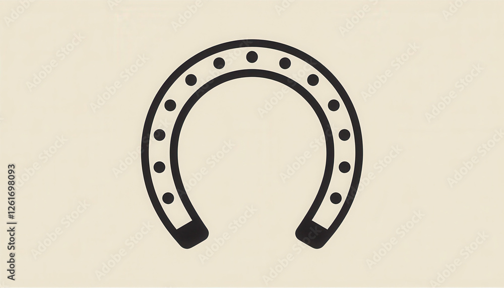 Simple Black Horseshoe Icon Simple Black Horseshoe Icon