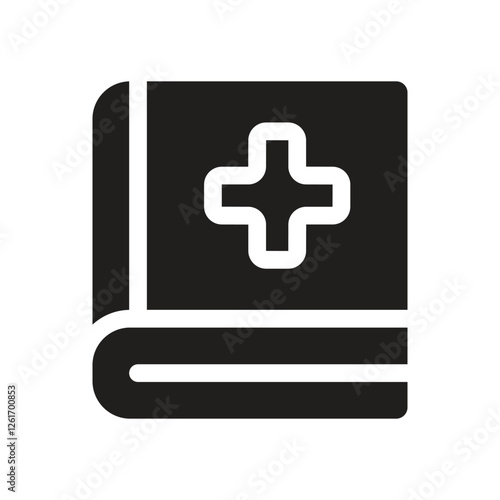 Book Medical Icon - Fill