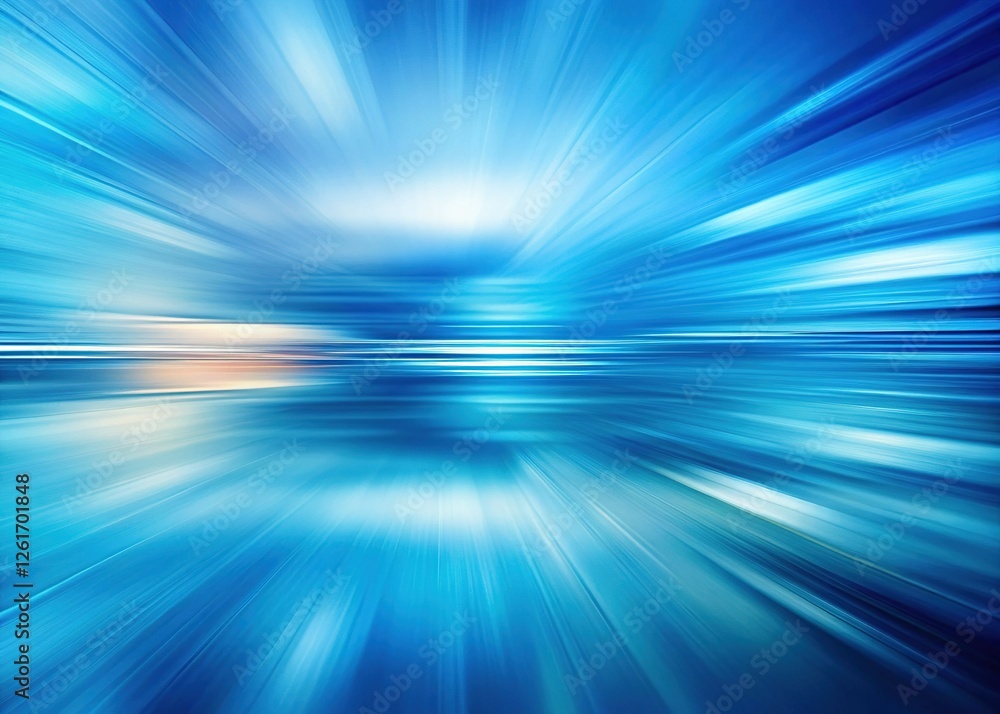 Abstract Blue Blurred Motion Background - Widescreen Stock Photo Abstract Blue Blurred Motion Background - Widescreen Stock Photo