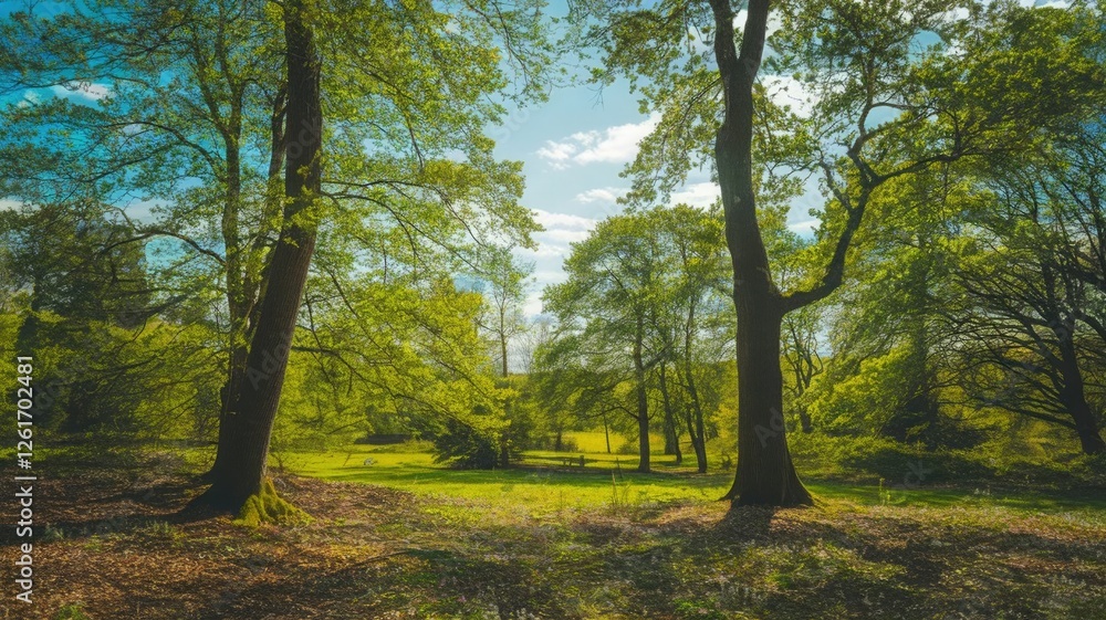 Fototapeta premium autumn in the park
