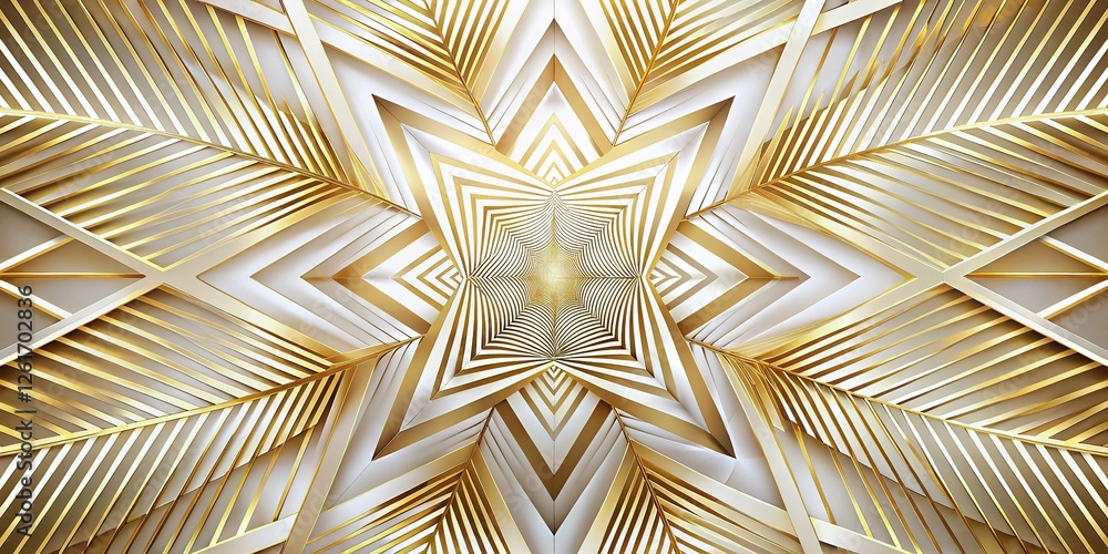 Abstract Gold White Geometric Background, Luxury Modern Design Texture Abstract Gold White Geometric Background, Luxury Modern Design Texture