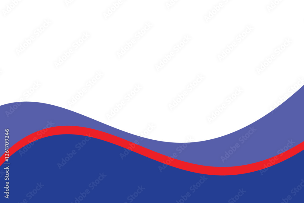 Fototapeta premium vector illustration of a wave background