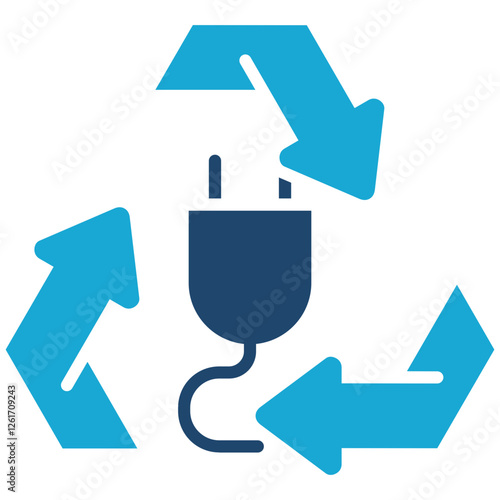 E-Waste Recycling Icon