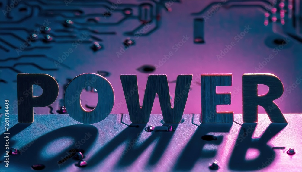 Fototapeta premium Power Dynamics: Exploring the Essence of Energy