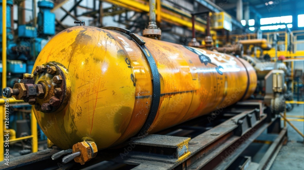 High-Pressure Gas Cylinder: A sturdy container designed for holding gases at high pressure, commonly used for storing and transporting gases in industrial applications.
High-Pressure Gas Cylinder: A sturdy container designed for holding gases at high pressure, commonly used for storing and transporting gases in industrial applications.