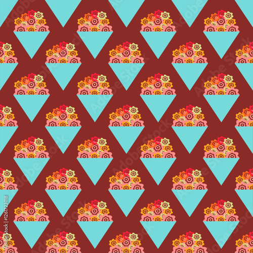 pattern, seamless, wallpaper, vector, texture, decoration, flower, illustration, design, floral, ornament, art, vintage, paper, fabric, decor, retro, nature, color, leaf, element, christmas, damask, 