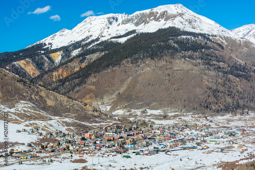 Silverton, Colorado on a Sunny Winter Day photo