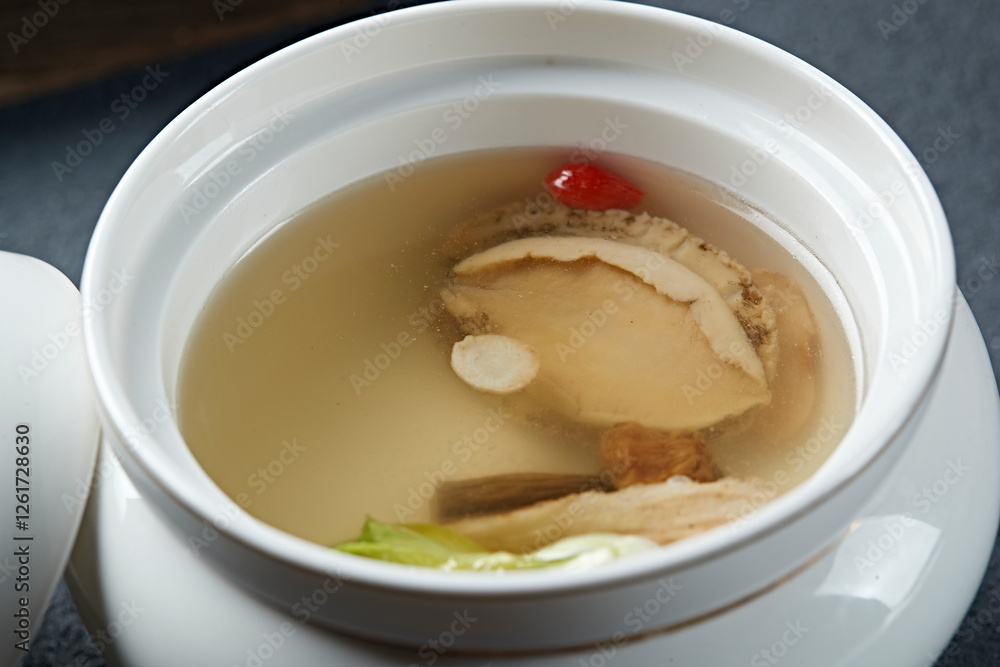 Abalone, wolfberry, angelica and codonopsis soup Abalone, wolfberry, angelica and codonopsis soup