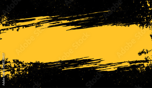 black and yellow abstract dirty grunge background
