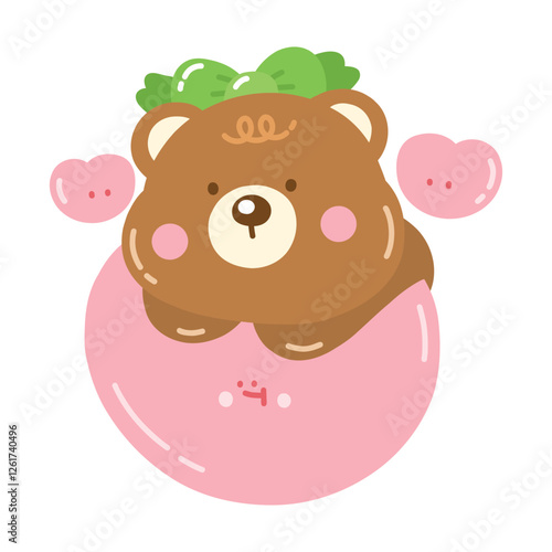 Cute Bear in Love