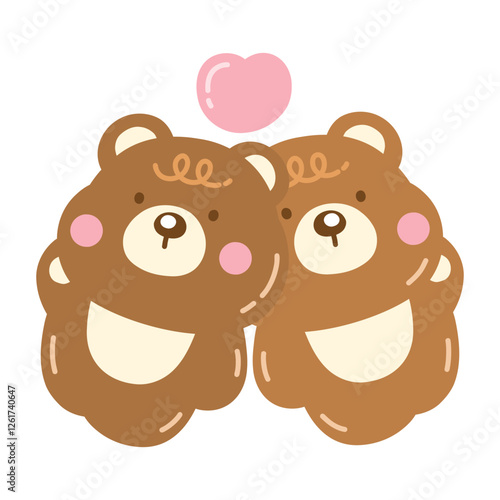 Cute Bear in Love
