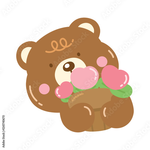 Cute Bear in Love