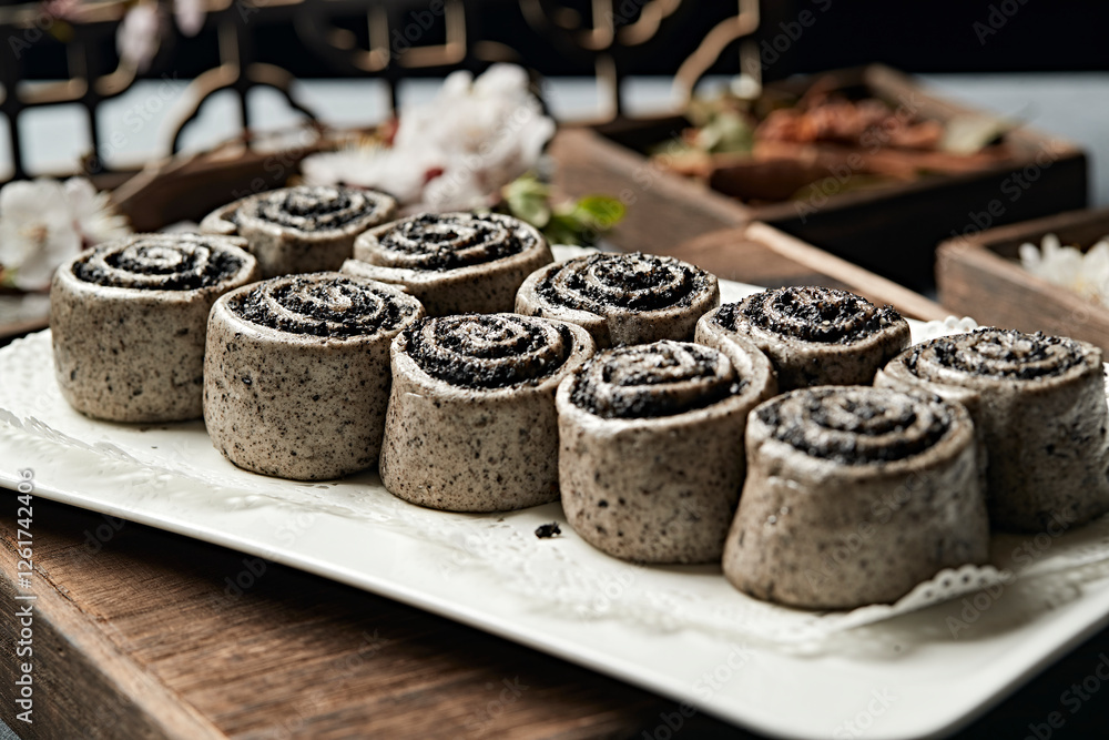 Steamed Multigrain Sesame Salt Roll Steamed Multigrain Sesame Salt Roll