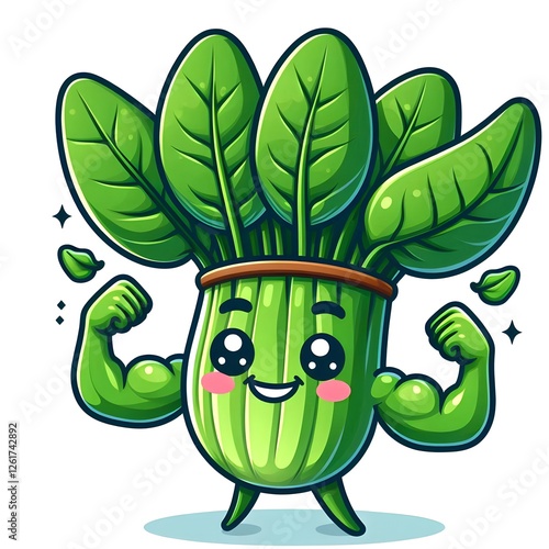 spinach cartoon character