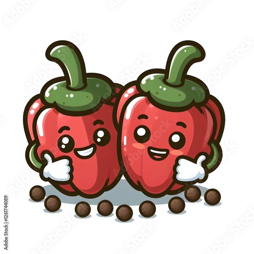 peppercorns cartoon