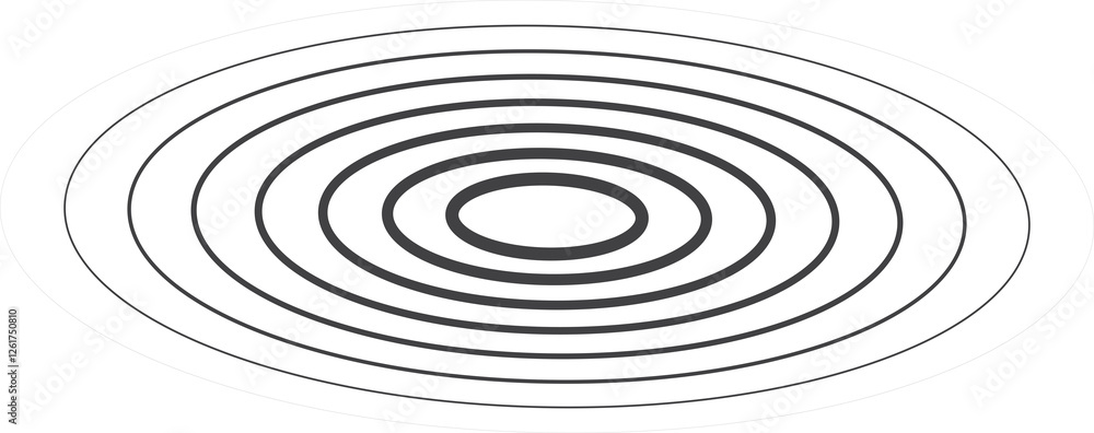 Oval halftone line with blending. Technology design element Oval halftone line with blending. Technology design element