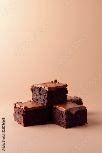 Brownie de chocolate, para stories propaganda