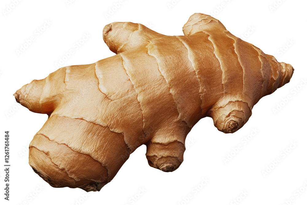 Whole Fresh Ginger Root On Transparent Background Whole Fresh Ginger Root On Transparent Background