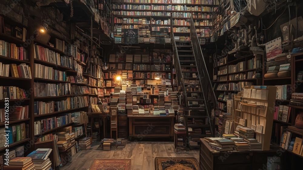 Obraz premium In Shenzhen, China, there's a famous bookstore called Zhongshuge in the Oh Bay area.