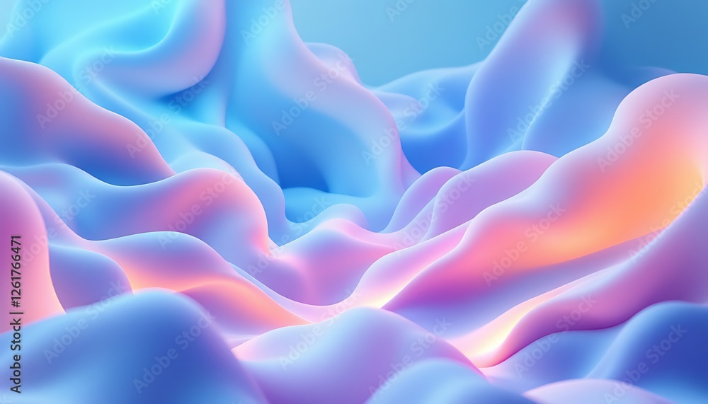 Obraz premium Pastel wave abstract background