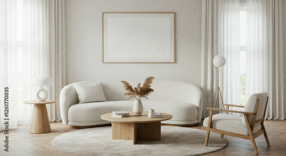 minimalist living room, curved white sofa, abstract art, floor lamp, monochromatic palette, textured wall, dried pampas grass, soft lighting, modern design, cozy atmosphere, zen interior, clean lines, minimalist living room, curved white sofa, abstract art, floor lamp, monochromatic palette, textured wall, dried pampas grass, soft lighting, modern design, cozy atmosphere, zen interior, clean lines,