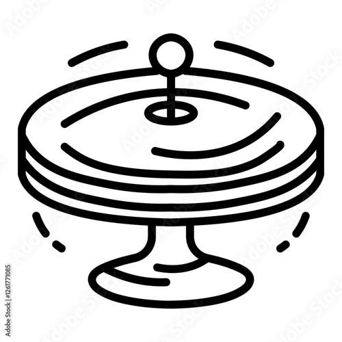 Lazy Susan Vector Icon