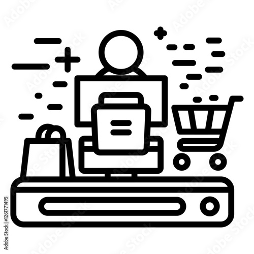 Express Checkout Vector Icon