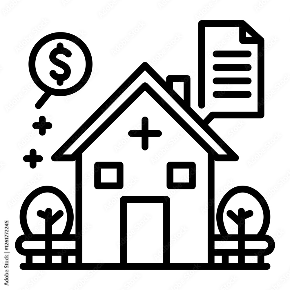 Property Tax Vector Icon Property Tax Vector Icon