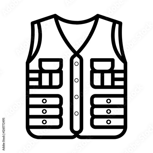 Body Armor Vector Icon