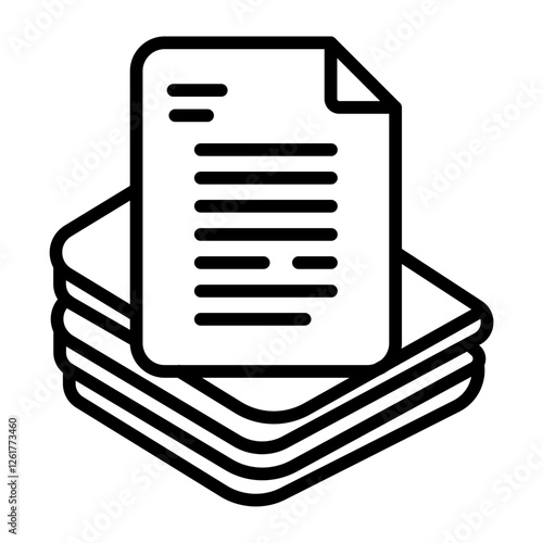 Whitepapers Vector Icon