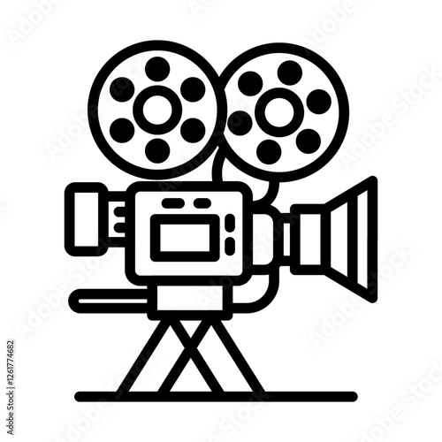 Documentary Film Vector Icon