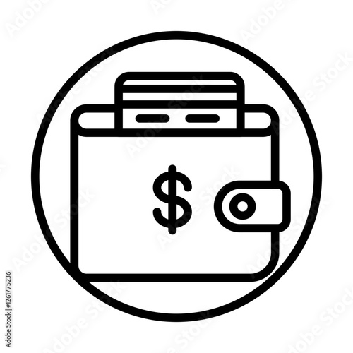 Digital Wallet Vector Icon