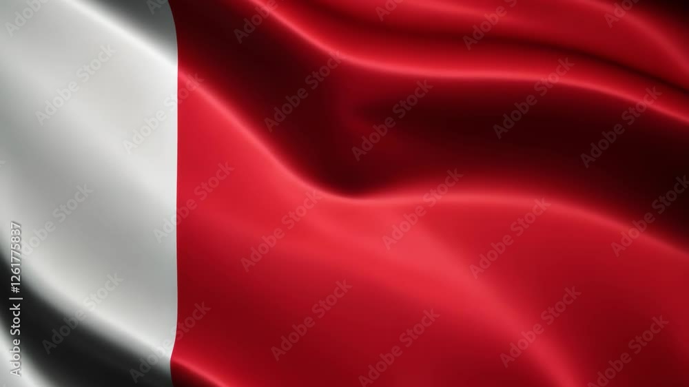 Italian flag waving gently in a soft breeze, showcasing its vibrant colors and texture during a sunny day Italian flag waving gently in a soft breeze, showcasing its vibrant colors and texture during a sunny day