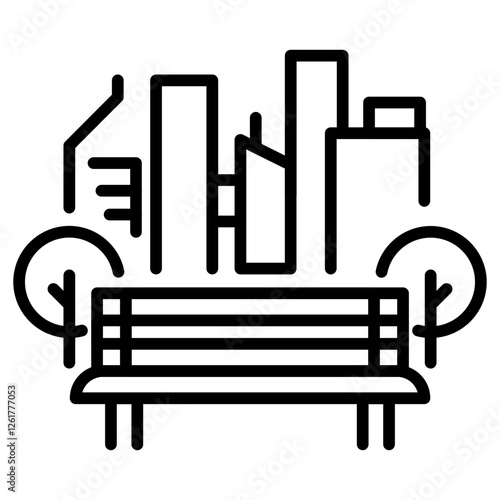 City Bench Icon