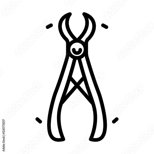 Tooth Extraction Forceps Icon
